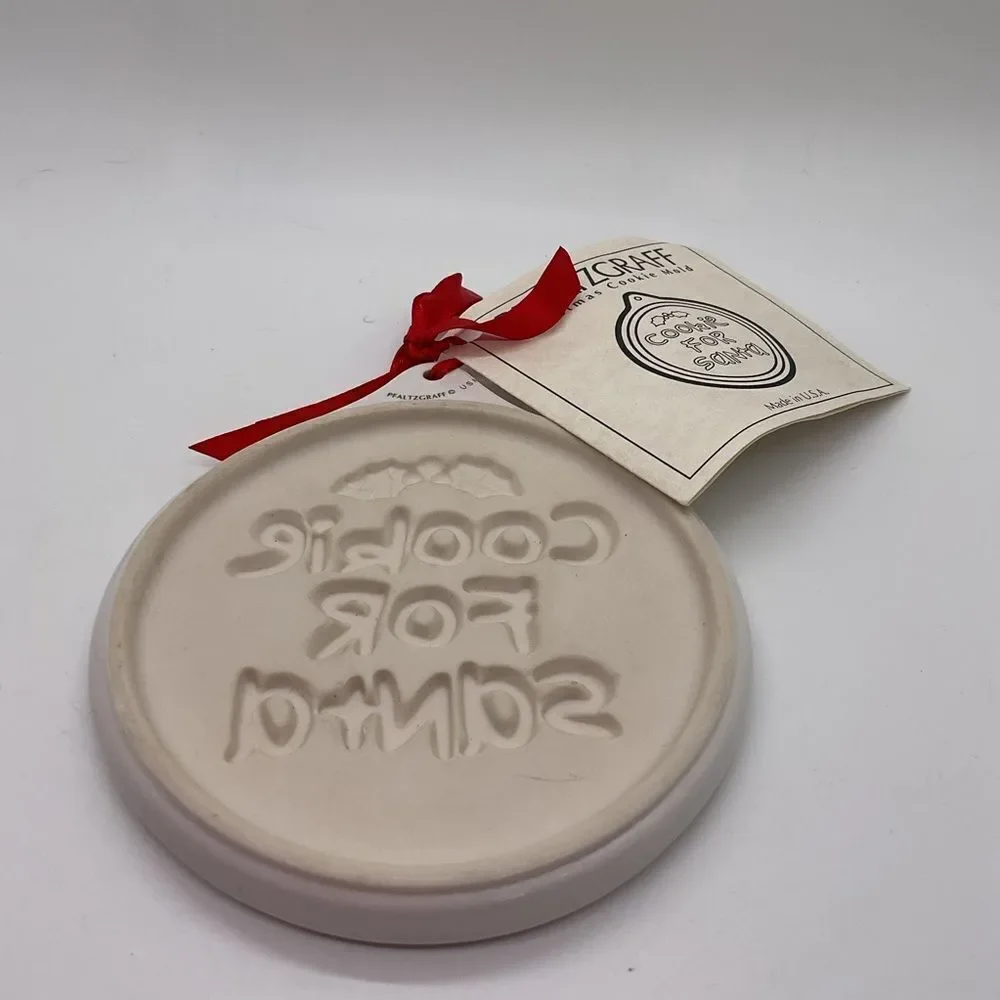 Pfaltzgraff Winterberry Cookies For Santa Cookie Mold